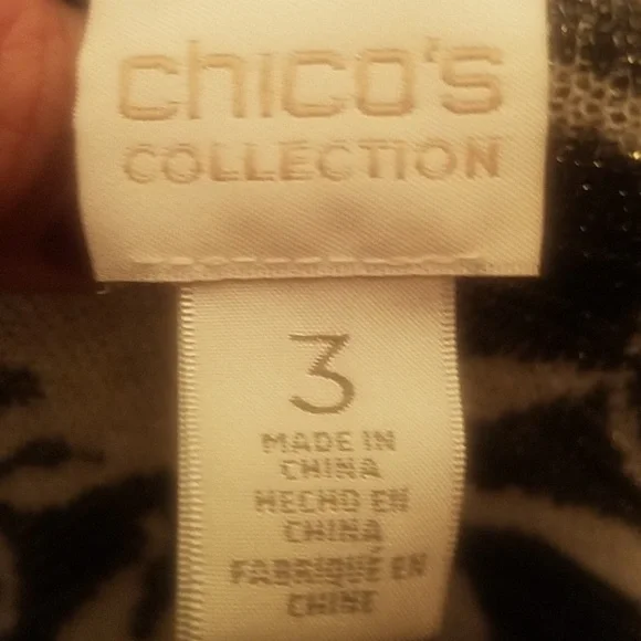 Chico's Sweater with Metallic Threads - Picture 4 of 5